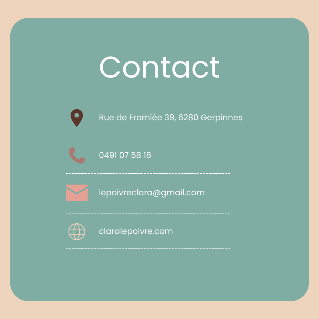 Coordonnées de contact